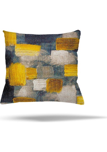 Geometrik Desenli Renk Geçişli Gizli Fermuarlı Yastık Kılıfı Kırlent Kılıfı Koltuk Yastık Kılıfı fırsatları