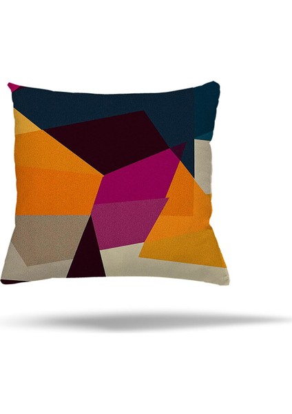 Kilim Desen Etnik Gizli Fermuarlı Yastık Kılıfı Kırlent Kılıfı Koltuk Yastık Kılıfı