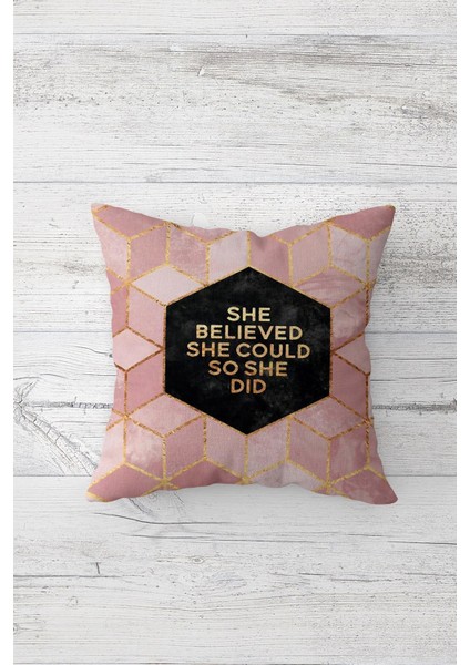 Inan ve Başar Temalı Çift Tarafı Baskılı Gizli Fermuarlı Yastık Kılıfı Kırlent Koltuk Yastık Kılıfı