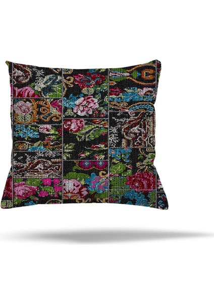 Patchwork Çiçek Desen Etnik Gizli Fermuarlı Yastık Kılıfı Kırlent Kılıfı Koltuk Yastık Kılıfı fırsatları
