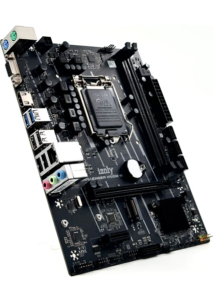 Izoly H510M-H Challenger Motherboard Pcıe 3.0 M.2 10/100/1000M Gıgabıt