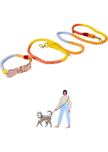 Pera Eller Serbest 2 Parça Köpek Gezdirme Seti