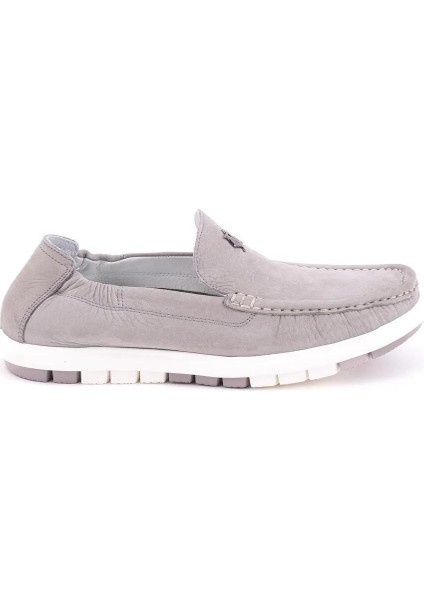 19600 Klasik Konforlu Erkek Babet Gri