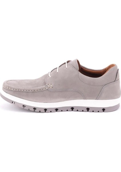 19601 Confort Deri Sneaker Erkek Babet Gri indirimleri