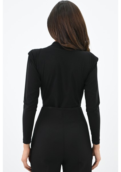 Kadın Omuz Büzgü Çıtçıtlı Body 1678-24 indirimleri