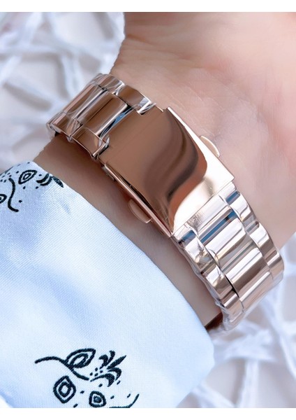 Rose Gold Renk Iç Fonksiyonları Aktif 3 Atm Çelik Kordon Kadın Kol Saati BFM41107AWT-C modelleri