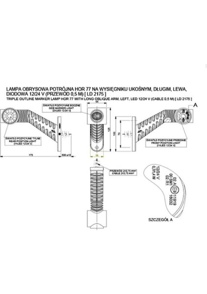 Boynuz Lambası LED Beyaz Büyük Lambalar