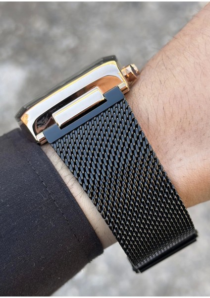 Siyah Hasır Kordon Erkek Kol Saati fiyatları