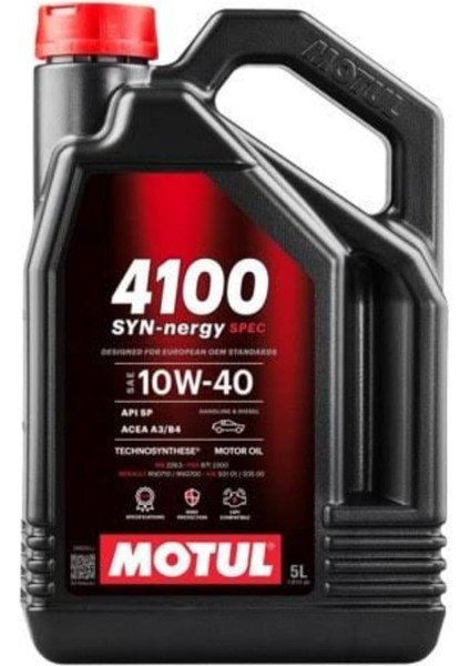 4100 Syn-Nergy 10W40 5 Lt Motor Yağı ( Üretim Yılı: 2024 )