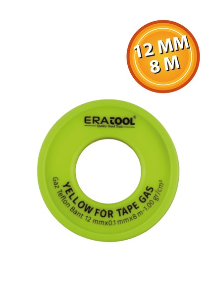 Teflon Doğalgaz Bandı (0.11*8MT*12MM) ERA12011 Eratool