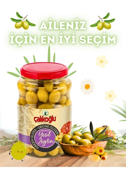 Doğal Biberli Yeşil Zeytin 1 kg (181-200) fiyatları