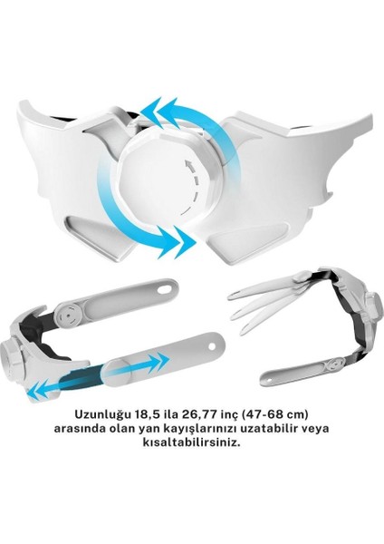Meta Quest 3 Için Uyumlu Yüksek Konforlu Head Strap Başlık modelleri