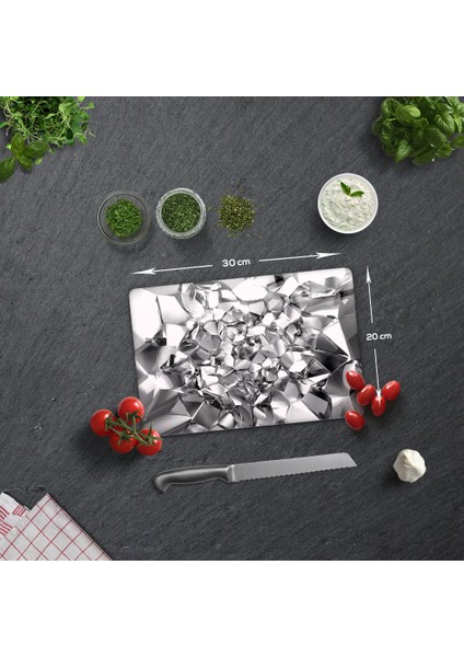 Gümüş Kristal | Cam Kesme Tahtası - Cam Kesme Tablası | 20cm x 30cm fiyatları