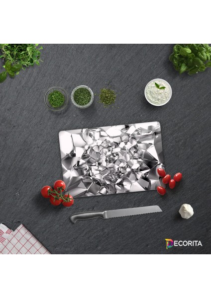 Gümüş Kristal | Cam Kesme Tahtası - Cam Kesme Tablası | 20cm x 30cm modelleri