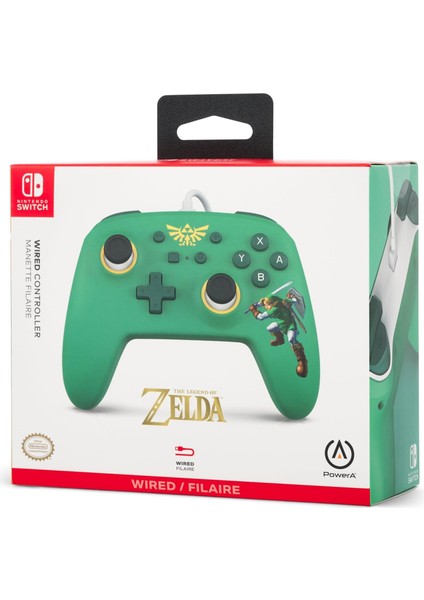 Nintendo Switch Kablolu Oyun Kolu Lisanslı Hyrule Defender Edition