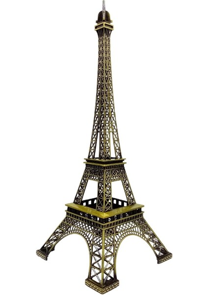 Minyatür Metal Paris Eyfel Kulesi Dekoratif Biblo 48 cm indirimleri