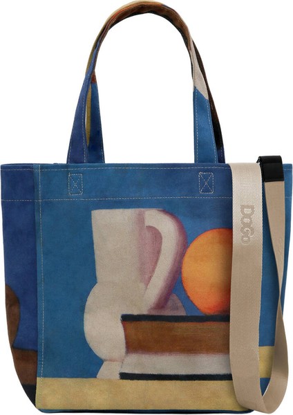 Kadın Vegan Çok Renkli Large Tote Bag - Arrangement with White Jug Tasarım modelleri