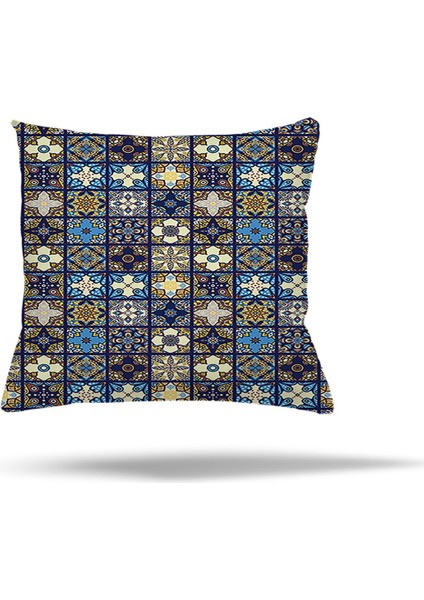 Geometrik Kaplumbağa Mermer Desen Gizli Fermuarlı Yastık Kılıfı Kırlent Kılıfı Koltuk Yastık Kılıfı modelleri