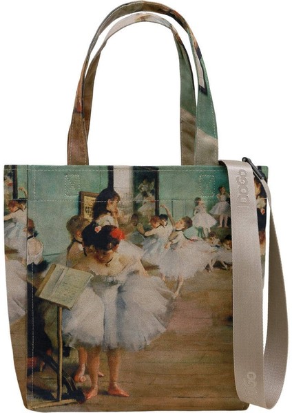 Kadın Vegan Çok Renkli Large Tote Bag - La Classe de Danse Tasarım