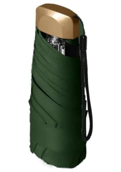 Lbw Mini Şemsiye Güneş Koruması ve Uv Koruması - Koyu Yeşil (Yurt Dışından)