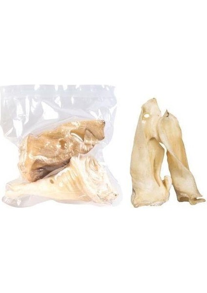 Köpekler Için Kurutulmuş Dana Kulak Beyaz 100GR