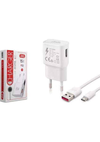 SG12 15W 3.1A Micro Hızlı USB Ev Tipi Şarj Aleti