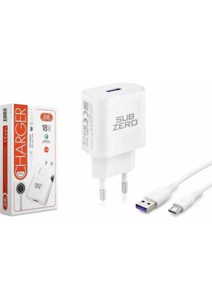 SG56 18W 3.4A Qualcomm Hızlı Micro Ev Şarj Aleti