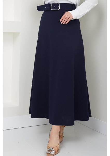 Kemerli Mevlana Etek Lacivert HM2370 fiyatları