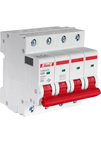4X25A 4.5ka C Eğrisi Otomatik Sigorta fiyatları