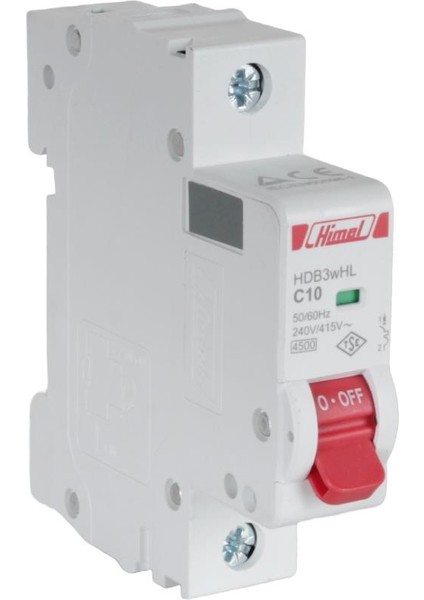 1X10A 4.5ka C Eğrisi Otomatik Sigorta fiyatları