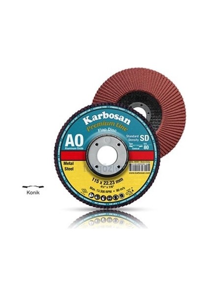115X22.23 Premium Line Ao Sd Flap Disk Zımpara 80 Kum 982985 fiyatları