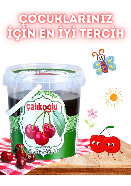 Geleneksel Vişne Reçeli 800 gr (Kova) fiyatları