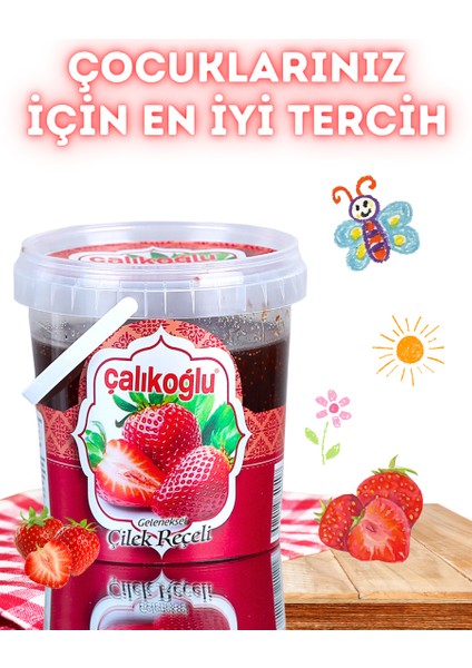 Geleneksel Çilek Reçeli 800 gr (Kova) fiyatları