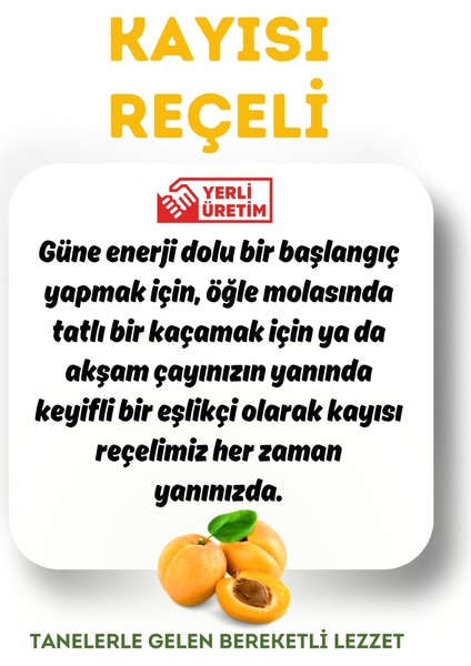 Geleneksel Kayısı Reçeli 1500 gr (Kova) modelleri