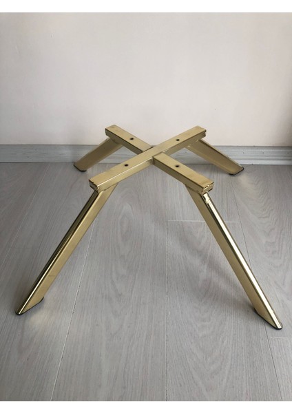 Metal, Dört Bacaklı 23 cm Gold Kaplama Berjer Ayağı (2 Adet)