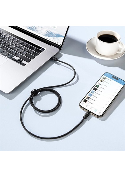 Dynamic 3 Hızlı Şarj Özellikli Type-C To Type-C USB Tip C Şarj Kablosu 100W Kablo 1m