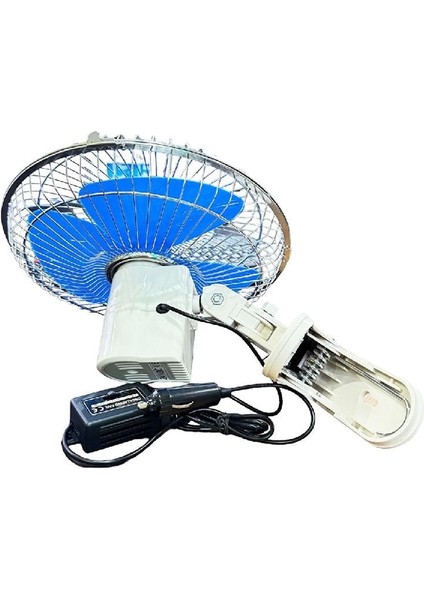 24 Volt Oto Vantiltatör 10INCH 25CM Mandallı 24V Çakmaklık Girişli Vantilatör indirimleri