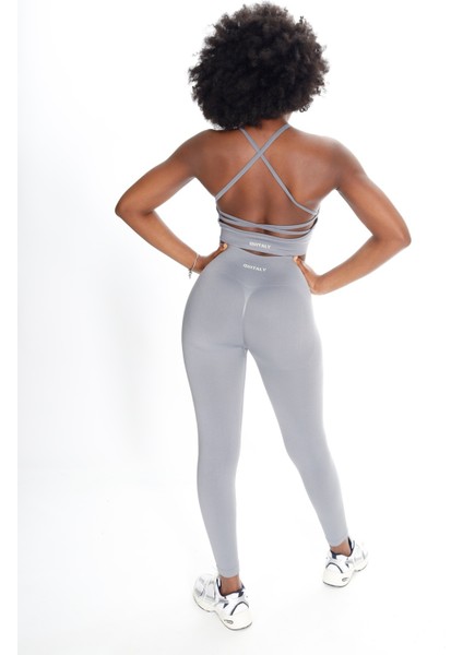 Virtus Çapraz Askılı Seamless Büstiyer Gri modelleri