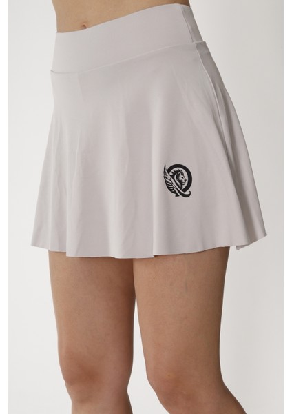 2 Katmanlı Tenis Eteği - Şort Etek Gri fırsatları