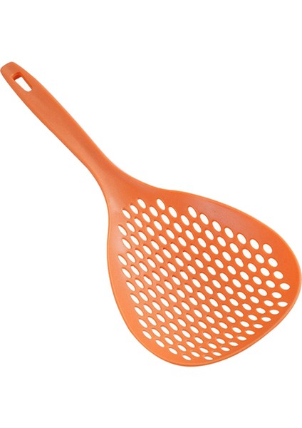 Loo Noodle Dumpling Için Mutfak Kevgir Haş Önleyici Kaşık Turuncu (Yurt Dışından)