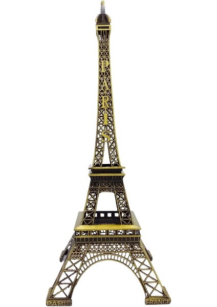 Minyatür Metal Paris Eyfel Kulesi Dekoratif Biblo 38 cm fiyatları