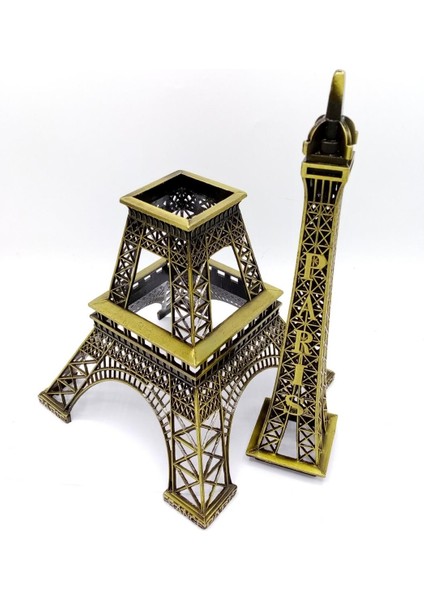 Minyatür Metal Paris Eyfel Kulesi Dekoratif Biblo 38 cm fırsatları