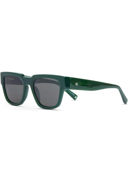 Hm 1661 C4 52 Unisex Kare Şeffaf Yeşil Kemik Güneş Gözlüğü