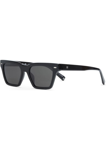 Hm 1664 C1 52 Unisex Kare Füme Kemik Güneş Gözlüğü