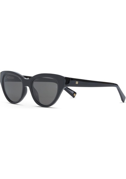 Hm 1649 C1 50 Kadın Cat Eye Füme Kemik Güneş Gözlüğü