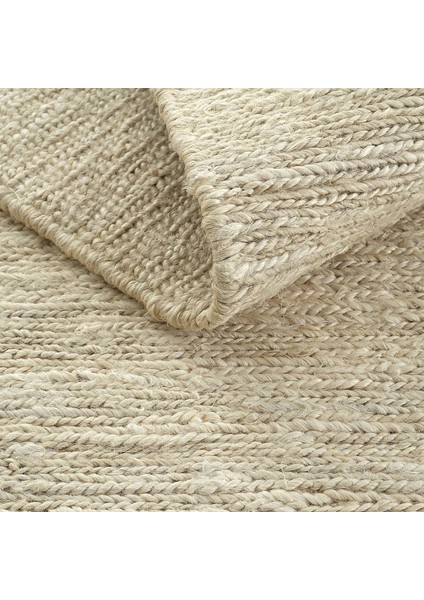 Wicker Krem Jüt Halı Yolluk El Dokuma Jüt Kilim Hasır Halı Dekoratif Otantik Halı Bohem El Halısı