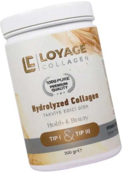 Yüksek Biyoaktif Çift Hidrolize % 100 Saf Collagen Kolajen Peptit Gıda Takviyesi (30 Günlük) 3'Lü