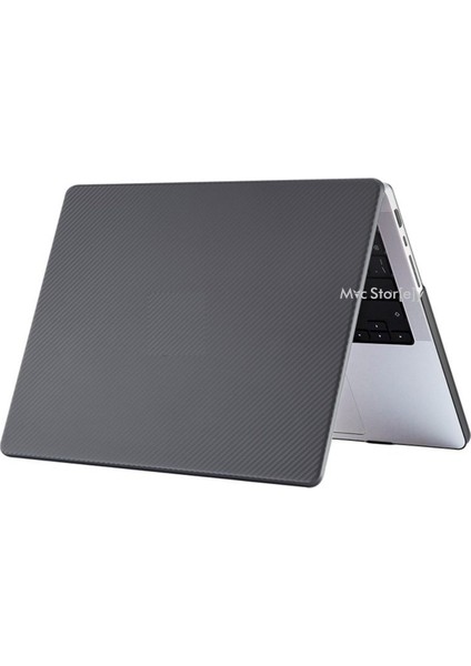 Macbook Air M1 Kılıf 13 Inç Karbon Fiber (Touchıd'li M1 Air) A2337 A2179 A1932 ile Uyumlu