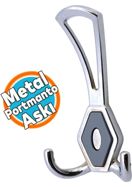 Askı Dolap Askılık Askılığı Banyo Mutfak Askısı Duvar Kapı Arkası Elbise Kıyafet Vestiyer Krom