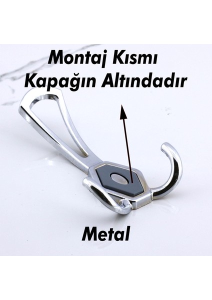 Askı Dolap Askılık Askılığı Banyo Mutfak Askısı Duvar Kapı Arkası Elbise Kıyafet Vestiyer Krom